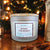 White Christmas Candle - Coconut-Soy, 2 Sizes