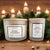 White Christmas Candle - Coconut-Soy, 2 Sizes