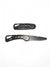 Stainless Steel Beard Mustache Folding Pocket Comb with Carabiner