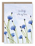 Biely & Shoaf - Cornflowers Sending Love Sympathy Greeting Card