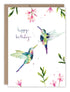 Biely & Shoaf - Hummingbirds Birthday Greeting Card