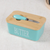 Ceramic Butter Dish Set with Bamboo Lid and Speading Knife - 2 colors