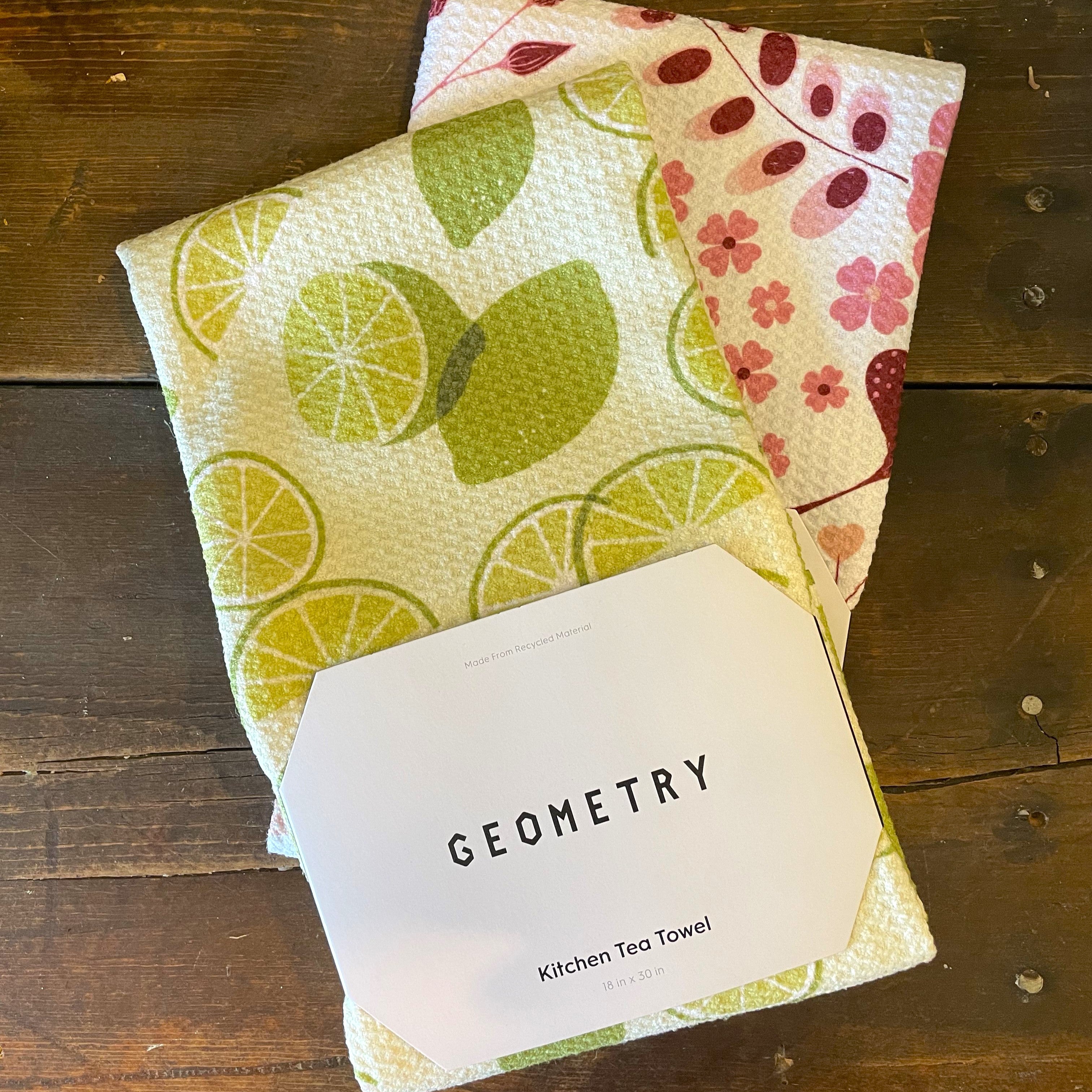 Geometry Dish Towels Microfiber Kitchen Rags for Cleaning Counters Animal Water Absorbent Repeatable Dishwasher Cleaning Wipe Hanging Towel Dishcloth
